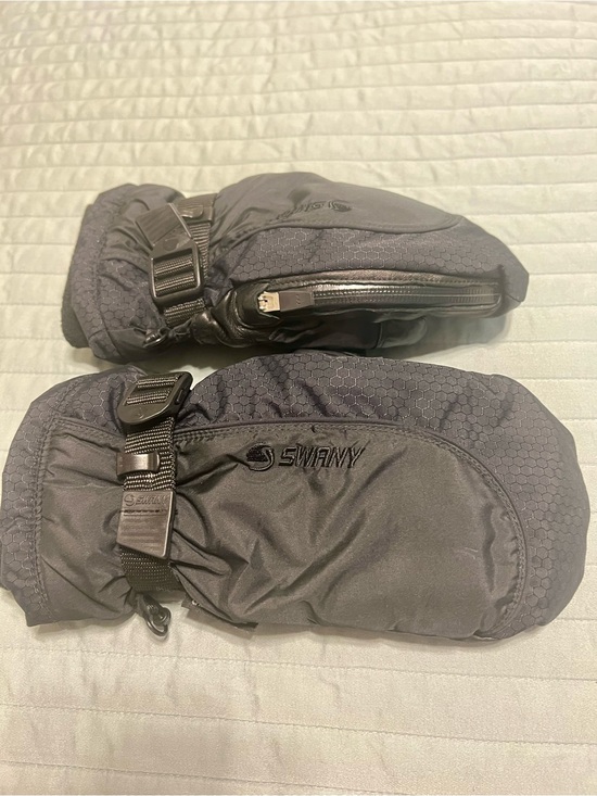 Swany Accessories - Swany Women's Black Ski Mittens - Insulated Winter Gloves